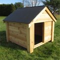 Eco Fasten Solar Infinite Cedar DogHouse36x36 The Ultimate Dog House DogHouse36x36